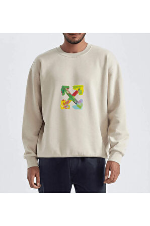 Unisex Oversize Four Sweatshirt