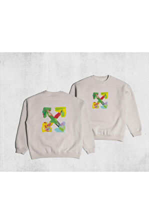 Unisex Oversize Four Sweatshirt