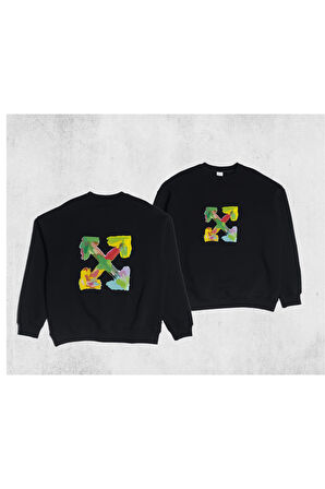 Unisex Oversize Four Sweatshirt