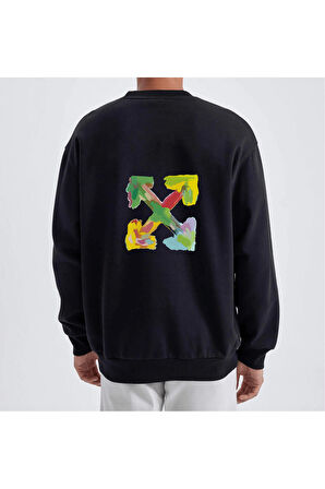 Unisex Oversize Four Sweatshirt