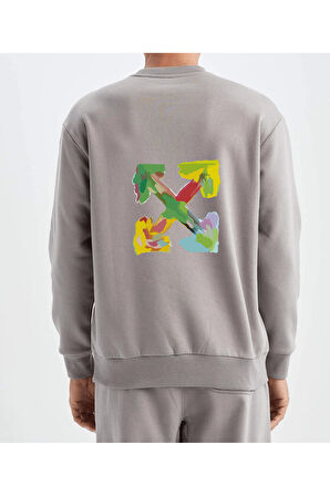Unisex Oversize Four Sweatshirt