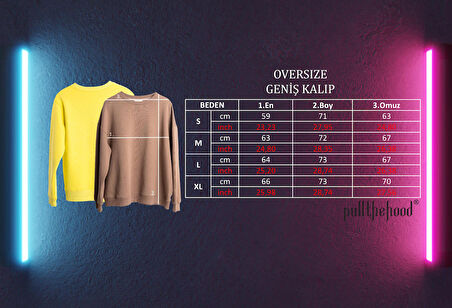 Unisex Oversize Let it Snow Sweatshirt