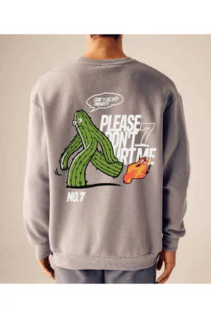 Unisex Oversize No7 Sweatshirt