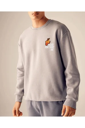 Unisex Oversize No7 Sweatshirt