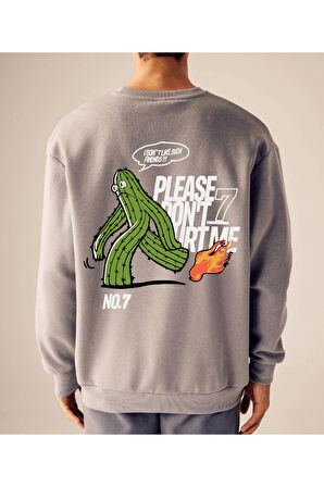 Unisex Oversize No7 Sweatshirt