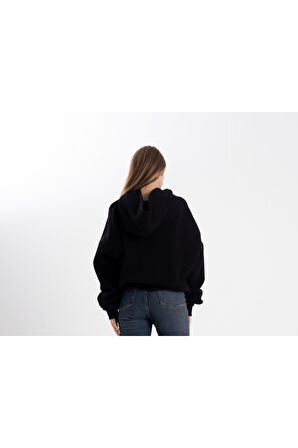 Unisex Oversize Drew Kapüşonlu Sweatshirt