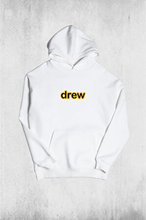 Unisex Oversize Drew Kapüşonlu Sweatshirt