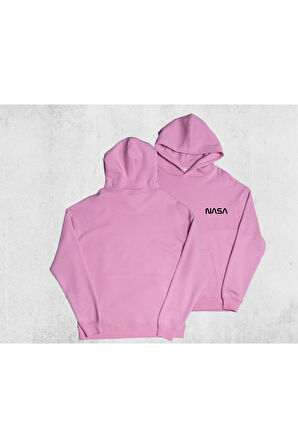 Unisex Oversize Nasa Kapüşonlu Sweatshirt