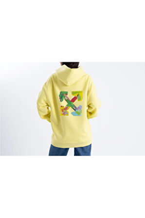 Unisex Oversize Four Kapüşonlu Sweatshirt