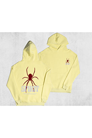 Unisex Oversize Spirit Kapüşonlu Sweatshirt