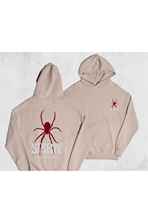 Unisex Oversize Spirit Kapüşonlu Sweatshirt