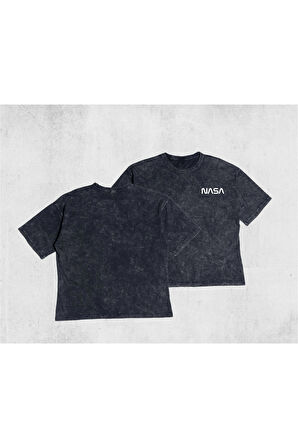 Unisex Oversize Eskitme Nasa Tshirt