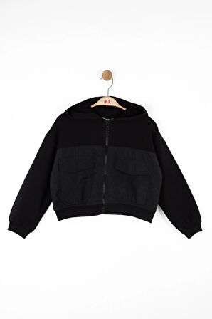 Nk Begin Fermuarlı Hırka 8-14 Yaş Siyah