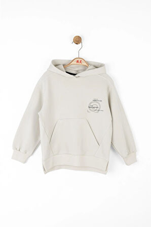 Nk Erkek Çocuk Cure Sweatshirt 4-8 Yaş Krem
