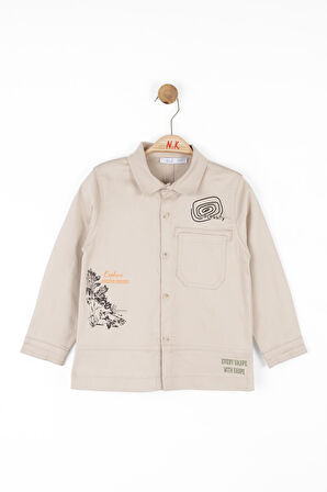 Nk Erkek Çocuk Find Gömlek 4-8 Yaş Gri