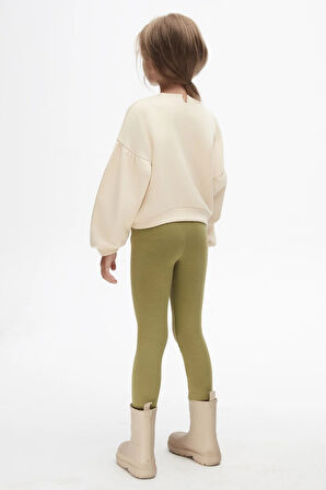 Nk Kız Çocuk Mutfak Sweatshirt 4-8 Yaş Krem