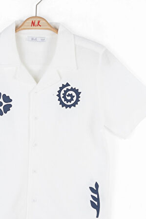 Nk Erkek Çocuk Orleans Gömlek 8-14 Yaş Ekru