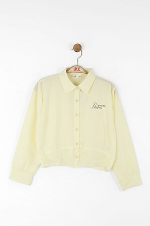 Nk Kız Çocuk Petal Gömlek 10-16Yaş Sarı