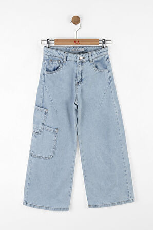Nk Kız Çocuk Muse Denim Pantolon 8-14Yaş Mavi