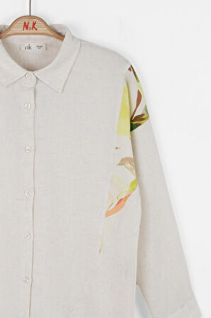 Nk Kız Çocuk Ceramic Gömlek 8-14 Yaş Yeşil