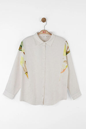 Nk Kız Çocuk Ceramic Gömlek 8-14 Yaş Yeşil