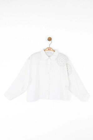 Nk Kz Çocuk Virgina Gömlek 8-14 Yaş Ekru