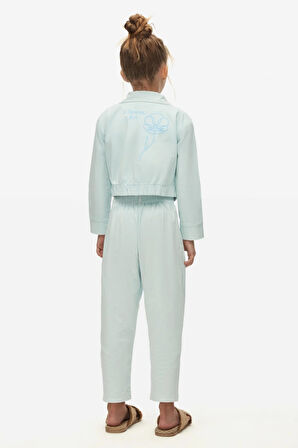 Nk Kız Çocuk Little Pantolon 4-8 Yaş Mavi