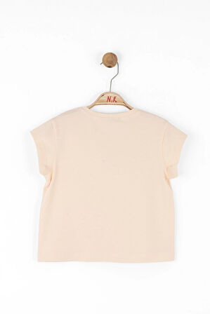 Nk Kız Çocuk Alıve Tshırt 4-8Yaş Somon