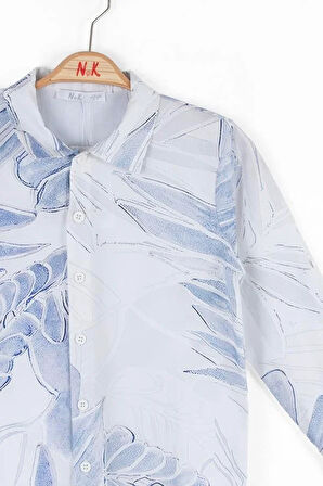 Nk Erkek Çocuk Alaskan Gömlek 4-8 Yaş Mavi