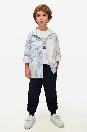 Nk Erkek Çocuk Alaskan Gömlek 4-8 Yaş Mavi