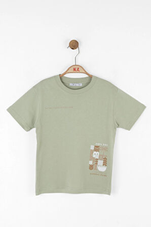 Nk Erkek Çocuk Touch Tshirt 4-8 Yaş Yeşil