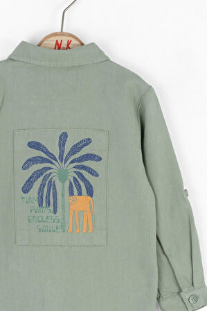 Nk Erkek Bebek Tiny Gömlek 1-4 Yaş Yeşil