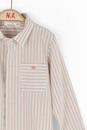 Nk Erkek Bebek Captian Gömlek 1-4 Yaş VİZON