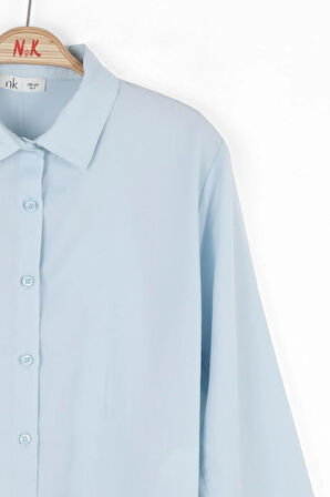 Nk Kız Çocuk Angel Gömlek 10-16 Yaş Mavi