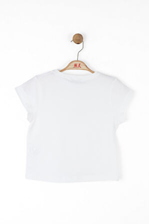 Nk Kız Çocuk Find Tshirt 8-14 Yaş Ekru