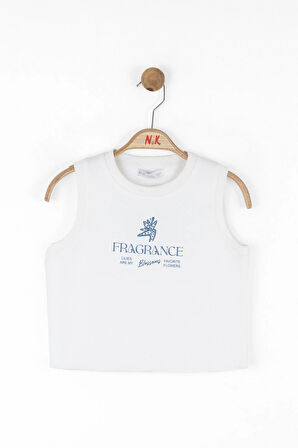 Nk Kız Çocuk Blossom Crop 8-14 Yaş Ekru