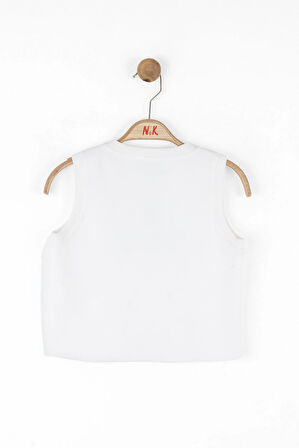 Nk Kız Çocuk Blossom Crop 8-14 Yaş Ekru