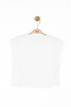 Nk Kız Çocuk Anew Tshirt 8-16 Yaş Ekru