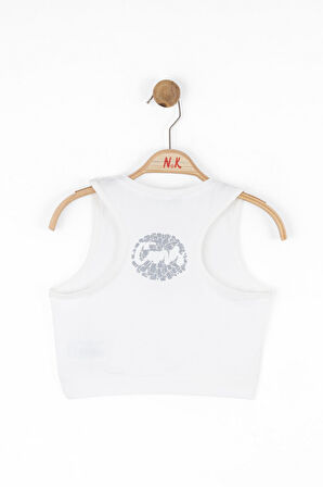 Nk Kız Çocuk Cannes Crop 8-14 Yaş Ekru