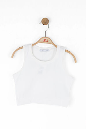 Nk Kız Çocuk Cannes Crop 8-14 Yaş Ekru