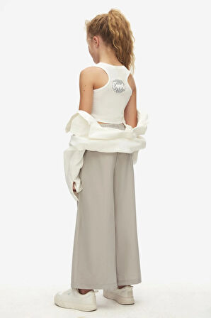 Nk Kız Çocuk Cannes Crop 8-14 Yaş Ekru