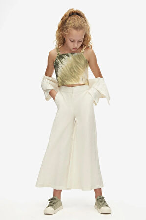 Nk Kız Çocuk Salerno Pantolon 8-14 Yaş Krem