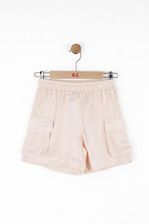 Nk Kız Çocuk Mallorca Şort 8-14 Yaş Somon