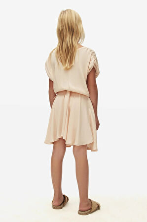 Nk Kız Çocuk Mallorca Etek 8-14 Yaş Somon