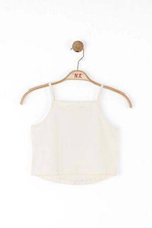 Nk Kız Çocuk Malta Crop  8-14 Krem