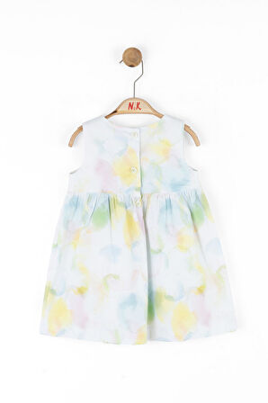 Nk Kız Bebek Alice Elbise 1-4 Yaş Mavi