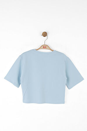 Nk Kız Çocuk View Tshirt 8-14 Yaş Mavi