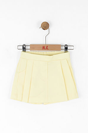 Nk Kız Bebek Apricot Şort 1-4 Yaş Sarı