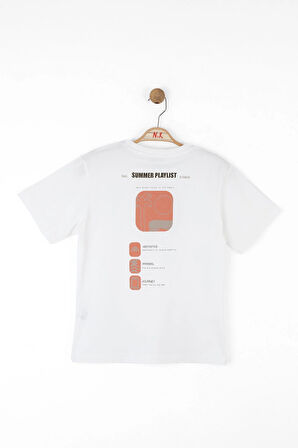 Nk Erkek Çocuk Playlist Tshirt 8-14 Yaş Kiremit