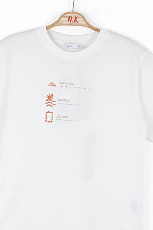 Nk Erkek Çocuk Playlist Tshirt 8-14 Yaş Kiremit